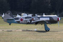 Private, F-AZNN, Yakovlev, Yak-11, 10.09.2016, EDST, Hahnweide, Germany 



