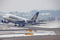Singapore Airlines, 9V-SKQ, Airbus A380-841, 19.Januar 2017, ZRH Zürich, Switzerland.