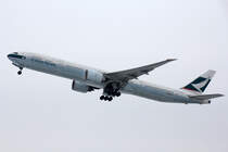 Cathay Pacific Airways, B-KPN, Boeing 777-367ER, 19.Januar 2017, ZRH Zürich, Switzerland.