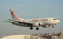 Tunisair, TS-IOK, (c/n 29496),Boeing 6H3,28.01.2017, HAM-EDDH, Hamburg, Germany (Name: Kairouan) 