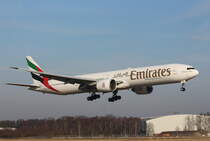 Emirates, A6-EBG, (c/n 33862),Boeing 777-36N(ER), 28.01.2017, HAM-EDDH, Hamburg, Germany 