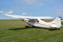 Aeronca Champion 7FC, Baujahr 1958, N9857B am Flugplatz Wershofen 03.09.2016