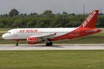 Air Berlin, D-ABGH, Airbus, A319-111, 18.05.2009, DUS, Dsseldorf, Germany
