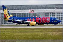 Take off B737/ Haribo/ MUC/Mnchen/Germany.