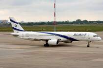 EL AL B 757-258(ER) 4X-EBU am 31.05.2009 auf dem Flughafen Berlin-Schnefeld
