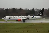 SAS Scandinavian Airlines, LN-RRL,MSN 28328, Boeing 737-883, 30.12.2017, HAM-EDDH, Hamburg, Germany (Star Alliance livery & Name: Jarlabanke Viking) 