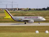 D-AGWL, ein A319-100 von Germanwings, am 13.7.2009 in Leipzig.