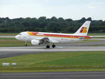 Iberia; EC-KJC. Flughafen Dsseldorf. 19.07.2009.