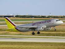 D-AGWL beim Start in Leipzig am 13.7.2009.