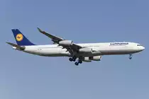 Lufthansa, D-AIGZ, Airbus, A340-313, 18.04.2018, FRA, Frankfurt, Germany 


