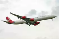 Virgin Atlantic, G-VGOA, Airbus A340-642, msn: 371,  Indian Princess , 16.August 2006, LHR London Heathrow, United Kingdom.