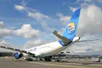 Thomas Cook UK, G-OJMB, Airbus A330-243, msn: 427, 25.März 2005, ZRH Zürich, Switzerland.