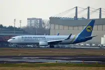 Ukraine International, Boeing B 737-8HX, UR-PSD, TXL, 14.01.2018