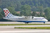 Croatia Airlines, 9A-CTU, ATR 42-320, msn: 394,  Slavonija , 05.September 2004, ZRH Zürich, Switzerland. 