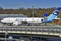 A 300B2-103, SerienNr. 003, F-BUAD, Zero-G Flugzeug (mit dieser Maschine werden Flüge zur Schwerelos-Symulation durchgeführt) in CGN 25.02.2018 
