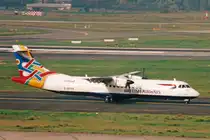 British Airways (Oprated by Cityflyer Expresss, G-BYTP, ATR 72-212, msn: 473, November 1999, DUS Düsseldorf, Germany. Scan aus der Mottenkiste.