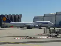Lufthansa, Boeing 747-830, D-ABYS am Flughafen Frankfurt (FRA), 2.7.2018
