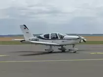 Socata TB-200XL Tobago, D-EVMH auf dem Vorfeld in Gera (EDAJ) am 8.7.2018
