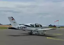 Socata TB-200XL Tobago, D-EVMH auf dem Vorfeld in Gera (EDAJ) am 8.7.2018