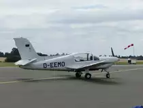 Morane Saulnier MS Rallye, D-EEMO auf dem Vorfeld in Gera (EDAJ) am 8.7.2018