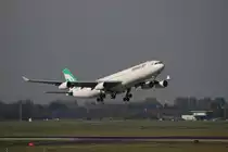 A340-300, EP-MMD, Mahan Air, Düsseldorf, 20.10.18