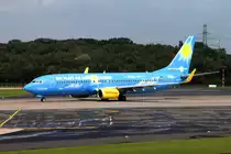 B737-800, D-AHFZ, TUIfly  ARD Fernsehlotterie , Düsseldorf, 9.8.11