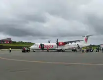 Wings Air, ATR-72-600, PK-WJK, Lunggur Airport (LUV), 30.3.2019