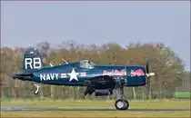 Red Bull OE-EAS; F4U Corsair; Maribor Flughafen MBX, Flying Bulls Training Camp: 3.4.2019