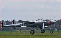 Red Bull N25Y; Lockheed P-38 Lightning; Maribor Flughafen MBX, Flying Bulls Training Camp; 4.4.2019