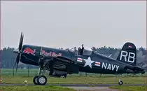 Red Bull OE-EAS; F4U Corsair; Maribor Flughafen MBX, Flying Bulls Training Camp; 4.4.2019