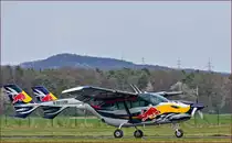 Red Bull N991DM; Cessna C337; Maribor Flughafen MBX, Flying Bulls Training Camp; 3.4.2019
