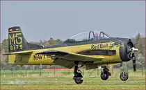 Red Bull OE-ESA; North American T28B Trojan; Maribor Flughafen MBX, Flying Bulls Training Camp; 3.4.2019