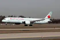 Air Canada Boeing 787-9 Dreamliner C-FGEI bei der Landung in Frankfurt 20.3.2019