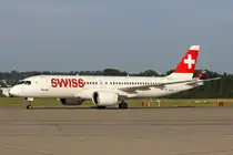 SWISS International Air Lines, HB-JCI, Bombardier CS-300, msn: 55023, 06.Juli 2019, ZRH Zürich, Switzerland.