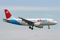 Chair Airlines, HB-JOJ, Airbus A319-112, msn: 3024, 06.Juli 2019, ZRH Zürich, Switzerland.