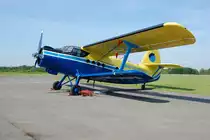 Antonov An-2 D-FKME am 26. Mai 2019 auf dem Flugplatz in Pattonville.