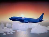 B 737-800 �ber dem Himmel von Schleswig-Holstein. Sieht total echt aus. 
Diesen Flugsimulator sollte man sich zulegen.