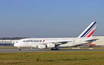 Air France Airbus A380-861 am 20.10.2009 
