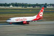 Air Berlin B 737-76Q D-ABAB am 20.09.2009 auf dem Flughafen Berlin-Tegel