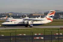 British Airways, G-BZAX, BAe, RJ100, 29.07.2009, FRA, Frankfurt, Germany 

