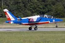 France - Air Force - Patrouille de France, E117, F-TERI, Dassault/Dornier, Alpha Jet E, 30.07.2009, BSL, Basel, Switzerland 



