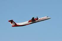 Canadair Dash 8 - D-ABQA - der Air Berlin kurz nach dem Start in D�sseldorf - 09.10.2009