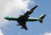 Boeing 747-400 im Endanflug auf Frankfurt - 30.08.2009