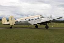 Private, N45CF, Beech, 18, 02.08.2009, LFGB, Habsheim, France 

