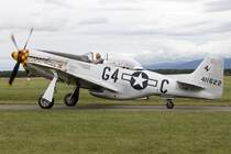 Private, F-AZSB, North America, P-51D Mustang, 02.08.2009, LFGB, Habsheim, France

