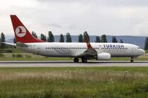 Turkish Airlines, TC-JGY, Boeing, B737-8F2, 02.08.2009, BSL, Basel, Switzerland 

