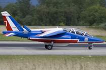 France - Air Force - Patrouille de France, E94, F-TERH, Dassault/Dornier, Alpha Jet E, 02.08.2009, BSL, Basel, Switzerland 

