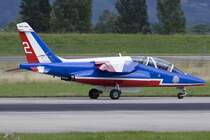 France - Air Force - Patrouille de France, E134, F-TERM, Dassault/Dornier, Alpha Jet E, 02.08.2009, BSL, Basel, Switzerland 

