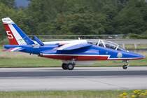 France - Air Force - Patrouille de France, E95, F-TERQ, Dassault/Dornier, Alpha Jet E, 02.08.2009, BSL, Basel, Switzerland 

