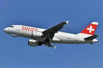 Airbus A319-112 - LX SWR Swiss International Air Lines - 578 - HB-IPV - 09.05.2018 - DUS